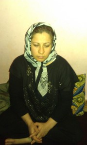 Farida from Afghanistan living in a tiny flat in Athens